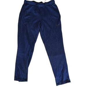 Mens Nike Workout Pants Size Large Navy Blue